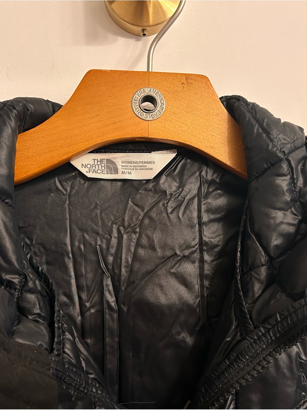 The North Face Black Quilted Hooded Puffer Coat - Picture 5 of 9